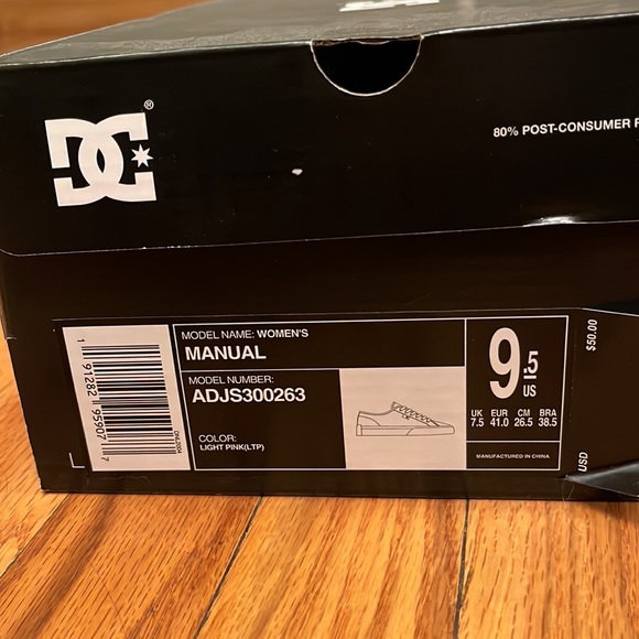 NWT- Light Pink DC Sneakers!! - Picture 6 of 6